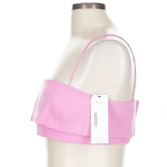 Lovers & Friends Lorelei Bra Top in Pink Crop Women’s Large - Picture 5 of 7